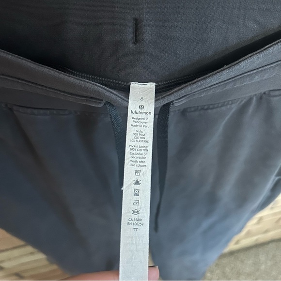 Lululemon Ready to Fleece Jogger Graphite Grey Women’s Size 8 - Picture 6 of 7
